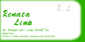 renata limp business card